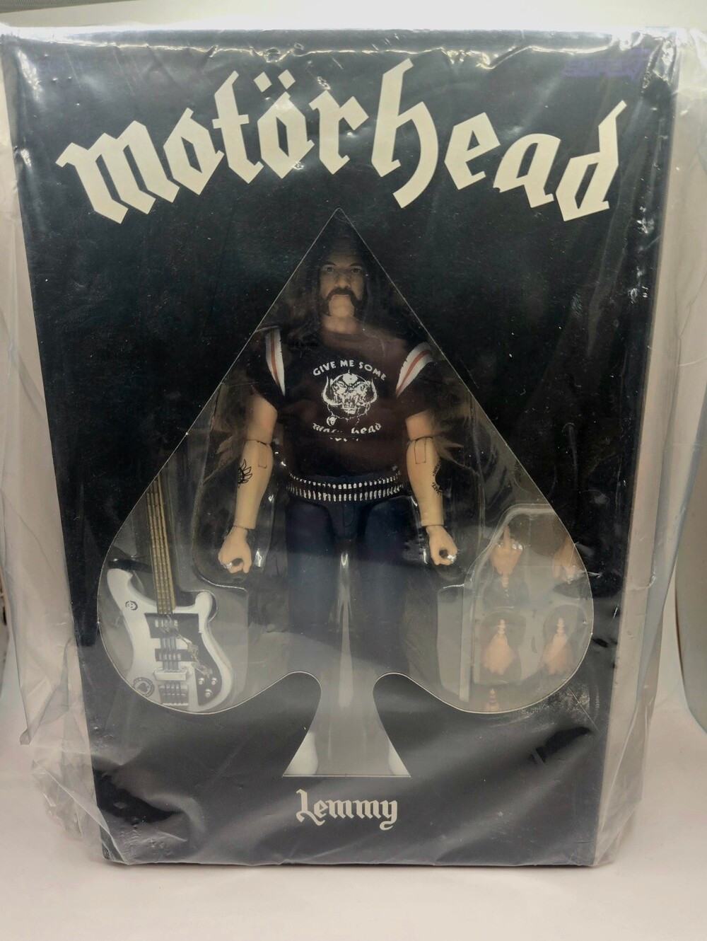 Super7 ULTIMATES Motörhead Lemmy Kilmister 1981 Tour 7" Action Figure NIB